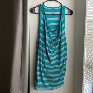 XL-Gray& teal tank